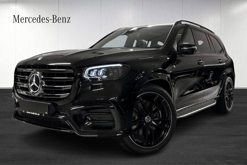 Svart Ny 2025 Mercedes GLS450 AMG Line Premium Plus SUV | 1 315 900 kr - Bild 1/4