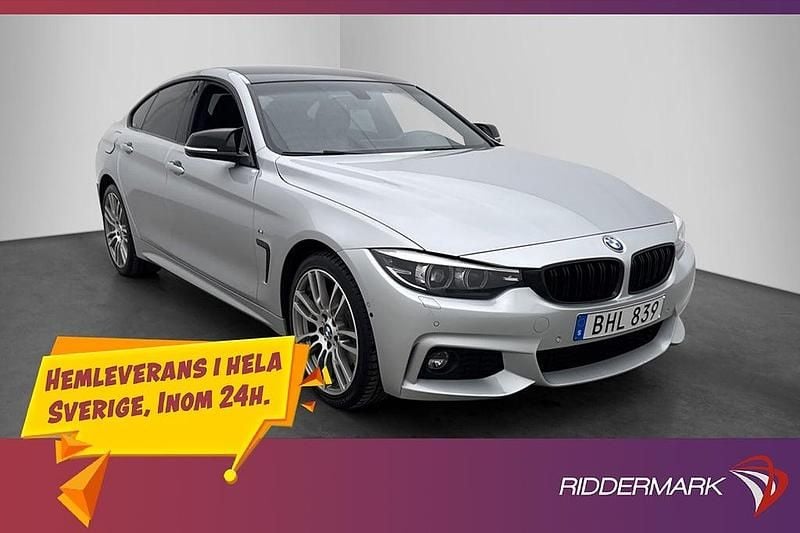 Silver Begagnad 2018 BMW 430 Gran Coupé M Sport Sportkupé | 264 900 kr - Bild 1/3