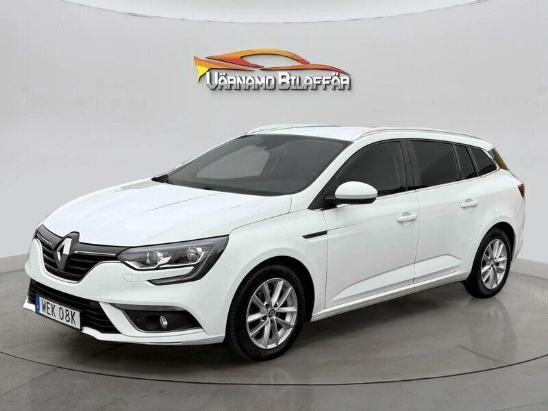 Vit Begagnad 2019 Renault Mégane GrandTour Kombi | 124 900 kr (Lite dyr) - Bild 1/4