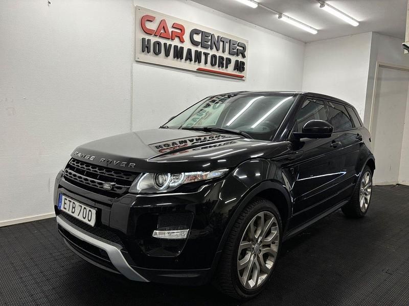 Svart Begagnad 2015 Land Rover Range Rover evoque SUV | 189 900 kr (Marknadspris) - Bild 1/4