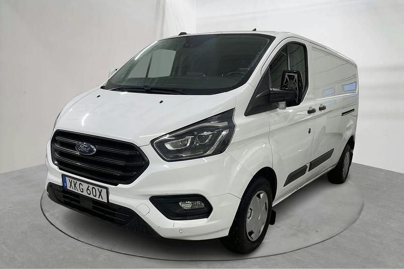 Vit Begagnad 2021 Ford Transit Custom | 139 000 kr (Bra pris) - Bild 1/4