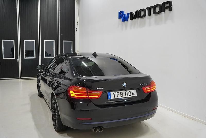 Begagnad BMW 420 Sport Line 190 HK (139 kW) 2016 Svart Sportkupé