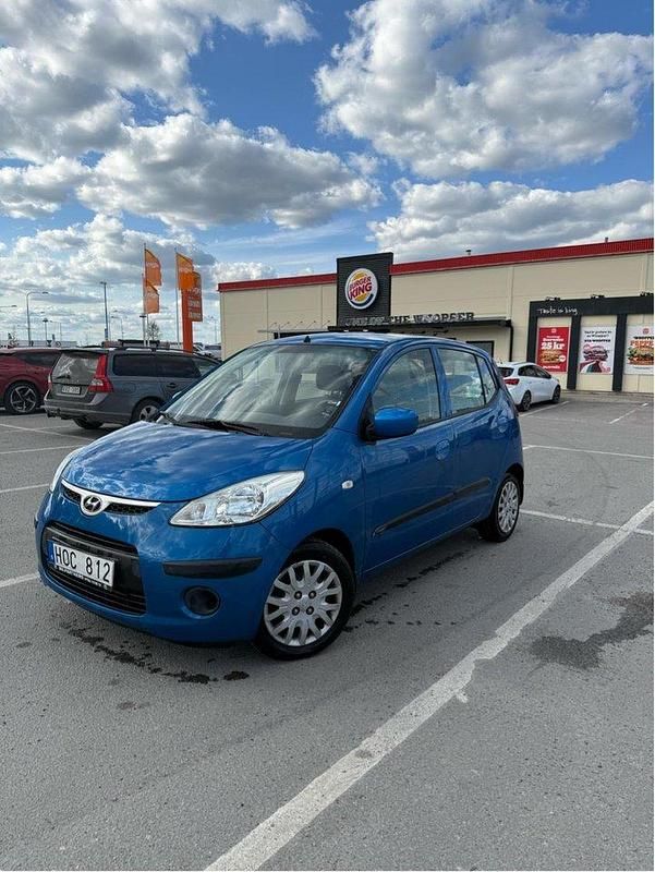 Blå Begagnad 2008 Hyundai i10 Halvkombi | 31 000 kr (Marknadspris) - Bild 1/4