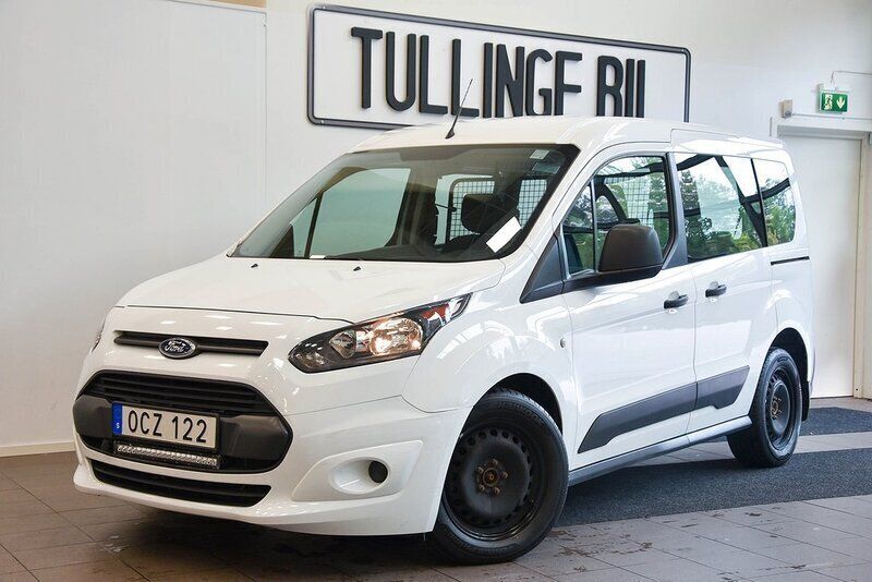 Vit Begagnad 2016 Ford Tourneo Connect Minibuss | 164 900 kr - Bild 1/4
