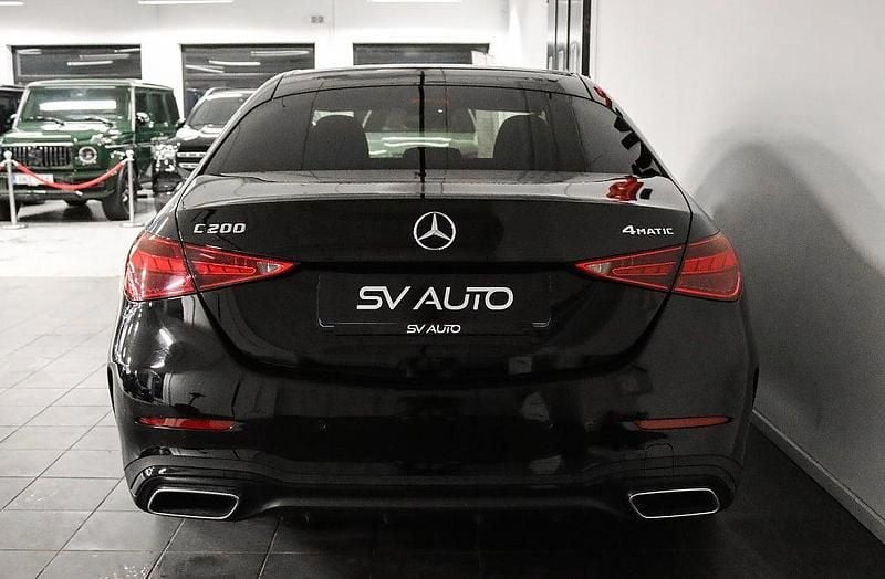 Begagnad Mercedes C200 AMG Line Premium 204 HK (150 kW) 2024 Svart Sedan