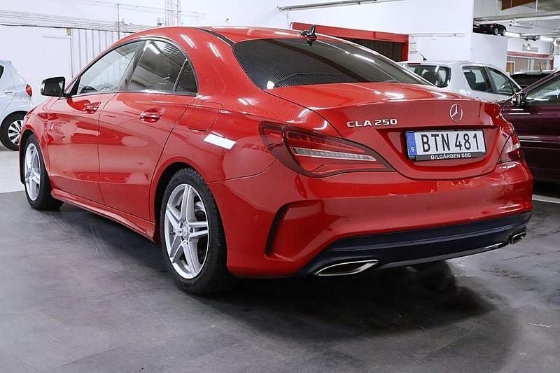 Begagnad Mercedes CLA250 AMG 211 HK (155 kW) 2017 Röd Sedan