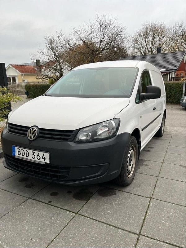Vit Begagnad 2014 VW Caddy Maxi Minibuss | 69 000 kr (Bra pris) - Bild 1/4