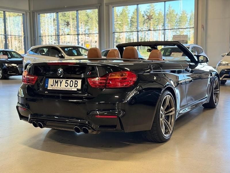 Begagnad BMW M4 Cabriolet 431 HK (317 kW) 2015 Svart Cab