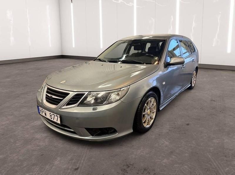 Grå Begagnad 2009 Saab 9-3 Linear Kombi | 42 900 kr (Marknadspris) - Bild 1/4