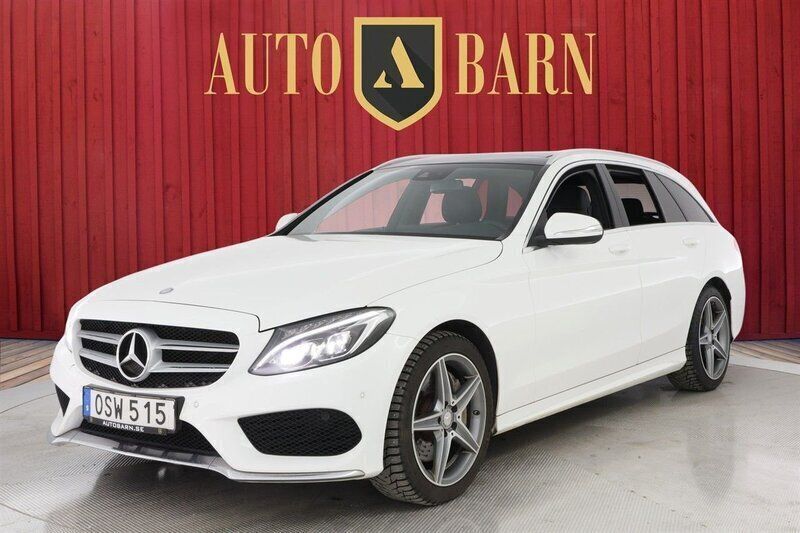 Vit Begagnad 2014 Mercedes C250 Kombi | 199 700 kr (Lite dyr) - Bild 1/4