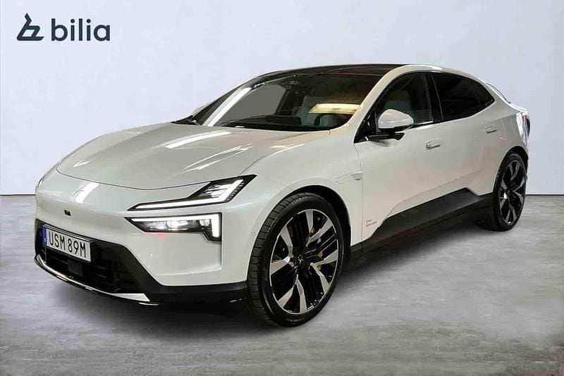 Vit Begagnad 2025 Polestar 4 Long Range Dual motor SUV | 729 900 kr (Marknadspris) - Bild 1/1