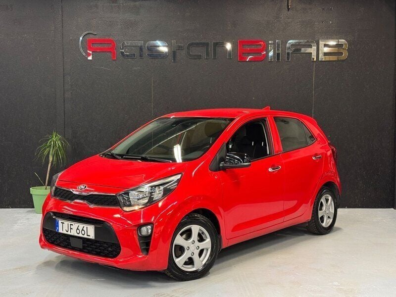 Röd Begagnad 2021 Kia Picanto Advance Halvkombi | 110 000 kr (Marknadspris) - Bild 1/4