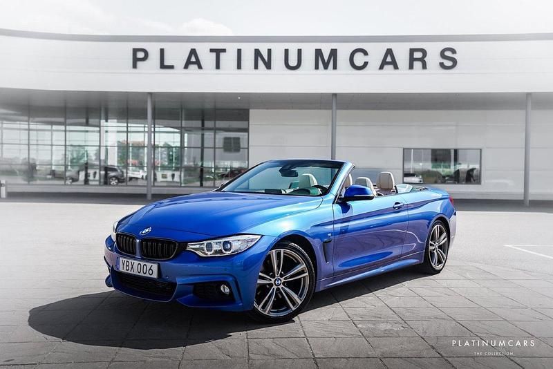 Blå Begagnad 2016 BMW 428 M Sport Cab | 389 000 kr - Bild 1/4