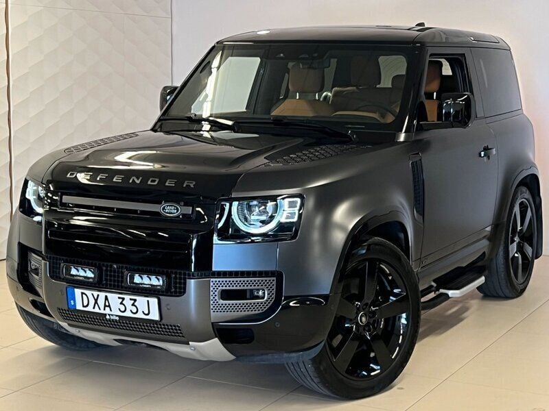 Grå Begagnad 2022 Land Rover Defender Carpathian Edition SUV | 1 295 000 kr - Bild 1/4