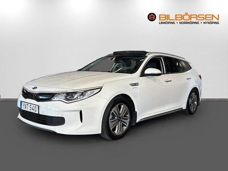 Vit Begagnad 2018 Kia Optima Advance Kombi | 179 900 kr (Lite dyr) - Bild 1/4