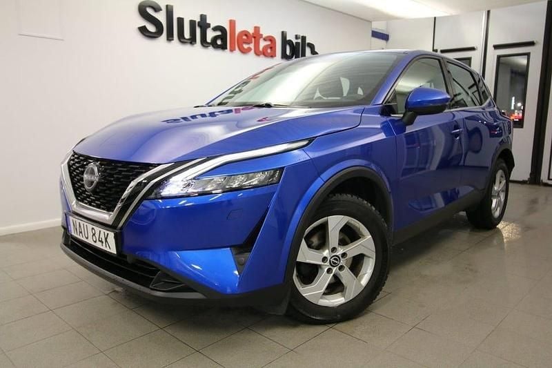 Blå Begagnad 2022 Nissan Qashqai S SUV | 267 900 kr (Marknadspris) - Bild 1/4