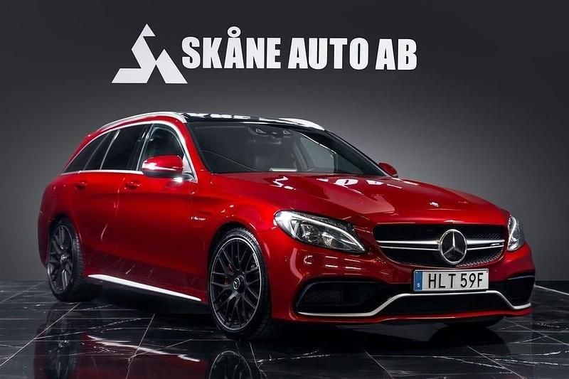Begagnad Mercedes C63S AMG AMG 510 HK (375 kW) 2015 Röd Kombi
