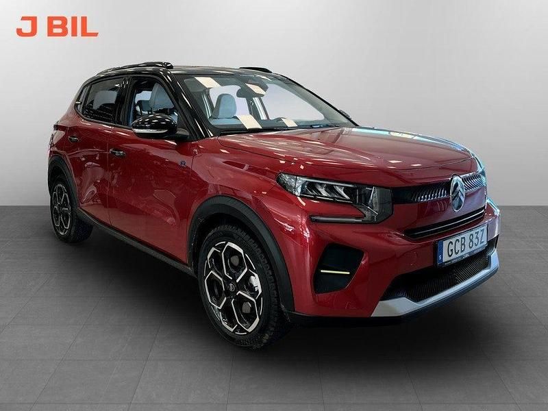 Röd Begagnad 2024 Citroën e-C3 Halvkombi | 289 900 kr (Bra pris) - Bild 1/4