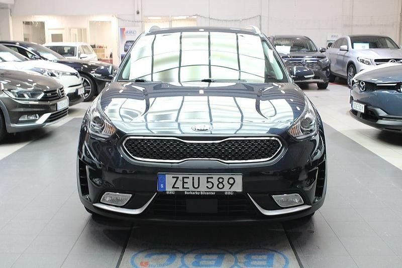 Begagnad Kia Niro Advance 141 HK (103 kW) 2017 Blå SUV