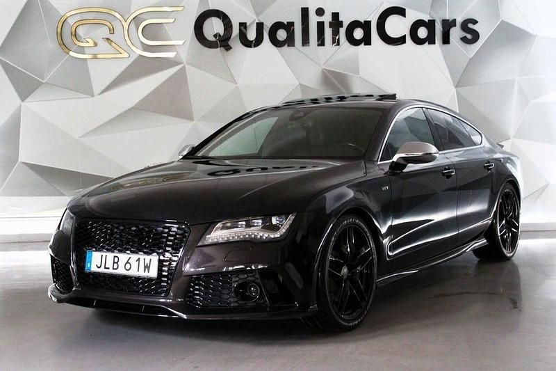 Svart Begagnad 2013 Audi S7 Sportback S-Line Halvkombi | 319 900 kr - Bild 1/4