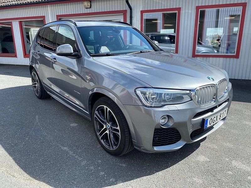 Grå Begagnad 2016 BMW X3 M Sport SUV | 259 900 kr (Lite dyr) - Bild 1/4