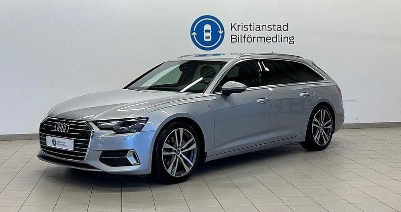 Silver Begagnad 2019 Audi A6 S-Line Kombi | 314 900 kr (Marknadspris) - Bild 1/4