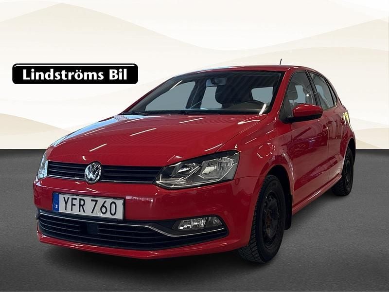 Röd Begagnad 2016 VW Polo Halvkombi | 79 000 kr (Marknadspris) - Bild 1/3