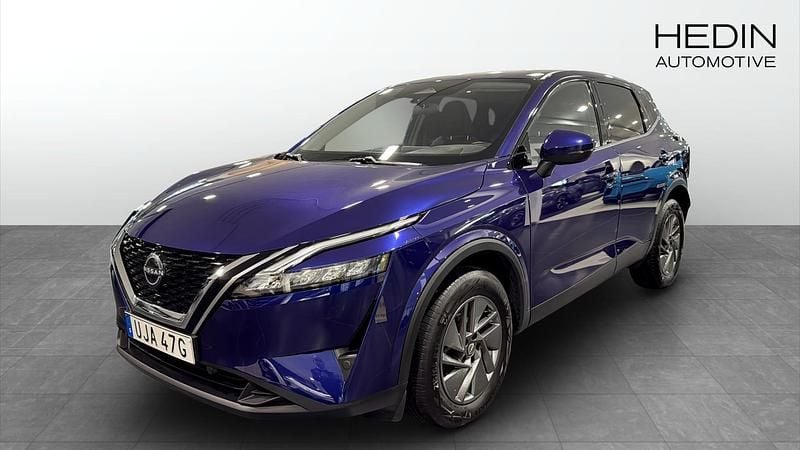 Blå (blue) Begagnad 2023 Nissan Qashqai Acenta SUV | 279 900 kr (Bra pris) - Bild 1/4