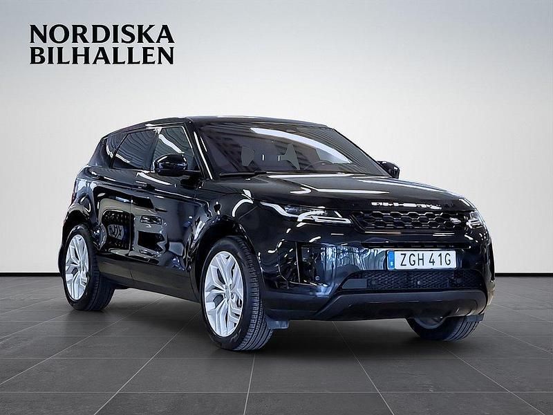 Svart Begagnad 2021 Land Rover Range Rover evoque SE SUV | 494 795 kr (Marknadspris) - Bild 1/4