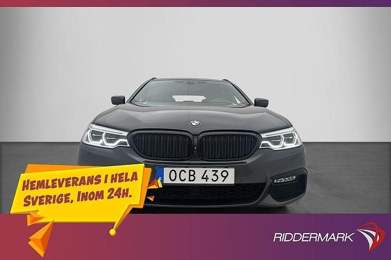 Grå Begagnad 2018 BMW 520 M Sport Kombi | 304 900 kr (Marknadspris) - Bild 1/3