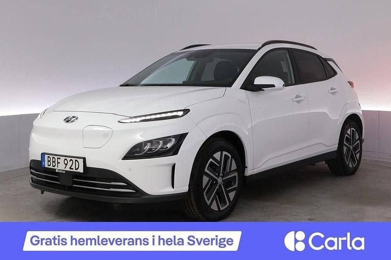 Vit Begagnad 2022 Hyundai Kona Essential SUV | 187 990 kr (Bra pris) - Bild 1/4