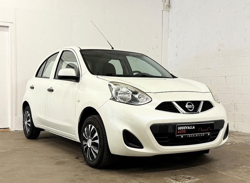 Vit Begagnad 2013 Nissan Micra Halvkombi | 48 900 kr (Bra pris) - Bild 1/4