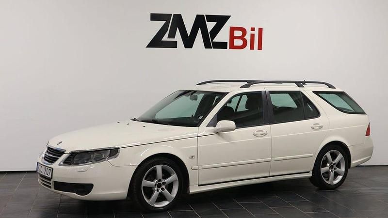 Begagnad Saab 9-5 Linear 150 HK (110 kW) 2008 Vit Kombi
