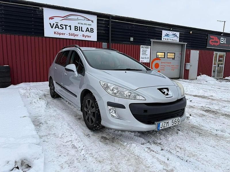 Begagnad Peugeot 308 SW 140 HK (102 kW) 2009 Ljusgrå Kombi