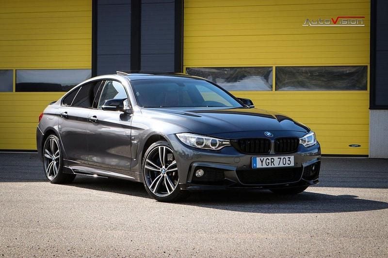 Grå Begagnad 2016 BMW 430 Gran Coupé M Sport Sportkupé | 259 900 kr (Marknadspris) - Bild 1/4