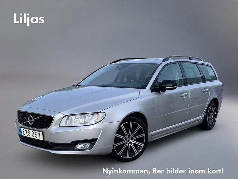 Silver Begagnad 2015 Volvo V70 Business Edition Kombi | 189 000 kr (Lite dyr) - Bild 1/3