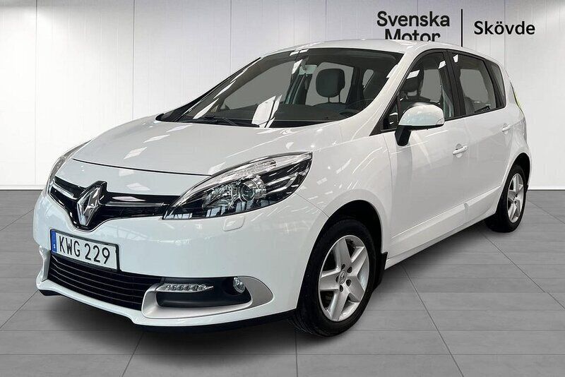 Vit Begagnad 2015 Renault Scénic III Expression Minibuss | 89 200 kr (Bra pris) - Bild 1/4