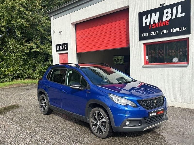 Blå Begagnad 2019 Peugeot 2008 GTi SUV | 139 900 kr (Bra pris) - Bild 1/4