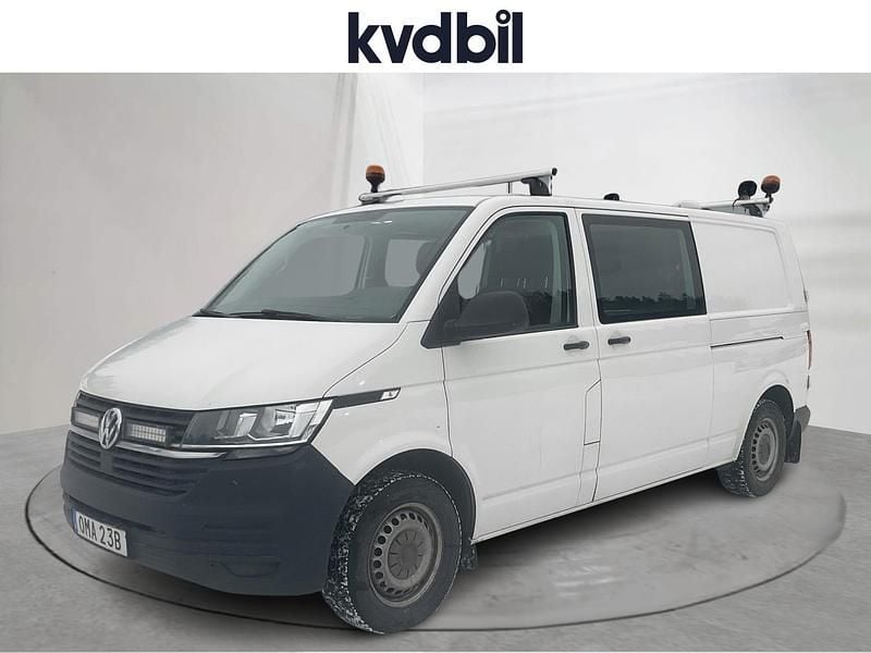 Vit Begagnad 2020 VW Transporter Van | 379 000 kr - Bild 1/3
