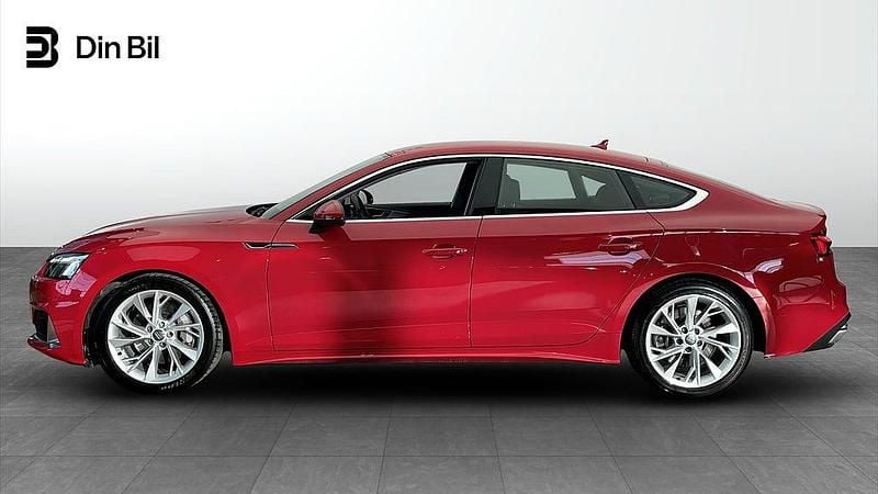 Begagnad Audi A5 Sportback Advanced Plus 245 HK (180 kW) 2020 Tangoröd metallic Halvkombi