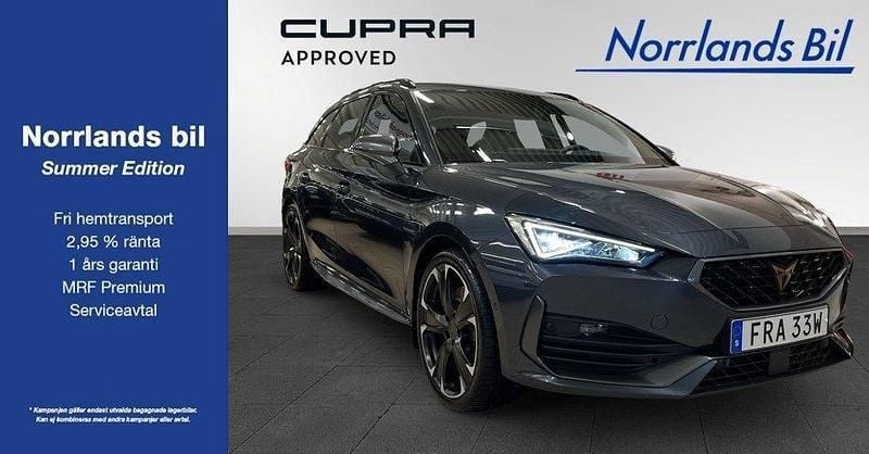 Grå (magnetic tech metallic) Begagnad 2024 Cupra Leon Kombi | 379 000 kr (Lite dyr) - Bild 1/4