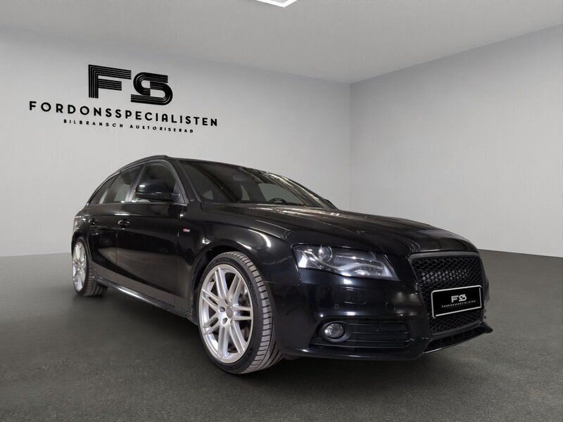 Svart Begagnad 2009 Audi A4 S-Line Kombi | 100 000 kr (Marknadspris) - Bild 1/4