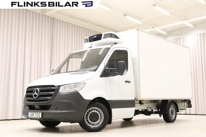 Vit Begagnad 2020 Mercedes Sprinter Van | 298 750 kr (Superpris) - Bild 1/4