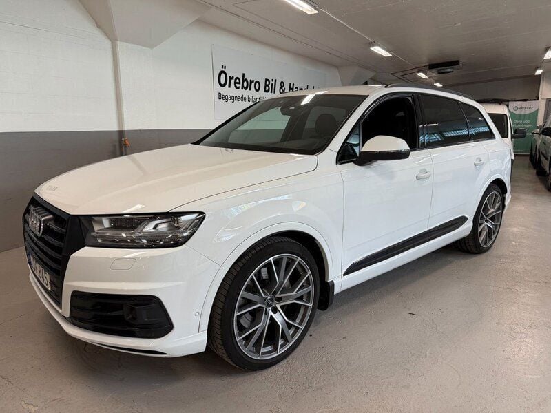 Vit Begagnad 2018 Audi Q7 Comfort SUV | 489 000 kr (Lite dyr) - Bild 1/4