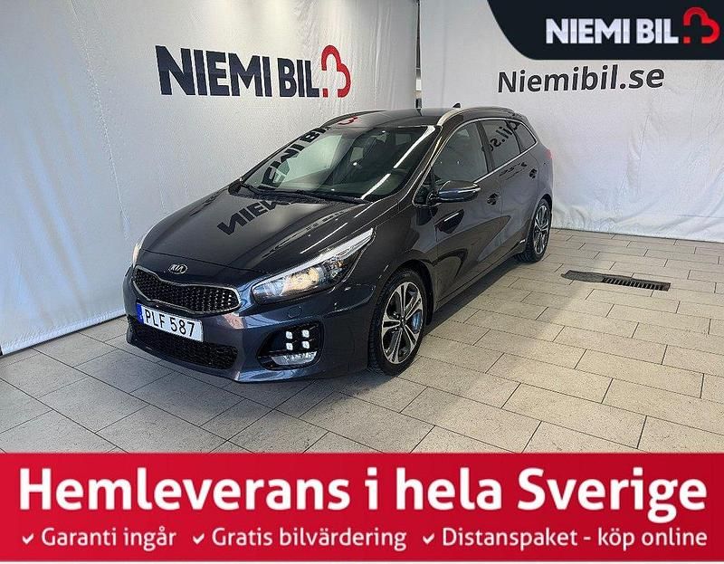 Grå Begagnad 2017 Kia Ceed Sportswagon GT-Line Kombi | 144 900 kr (Marknadspris) - Bild 1/3