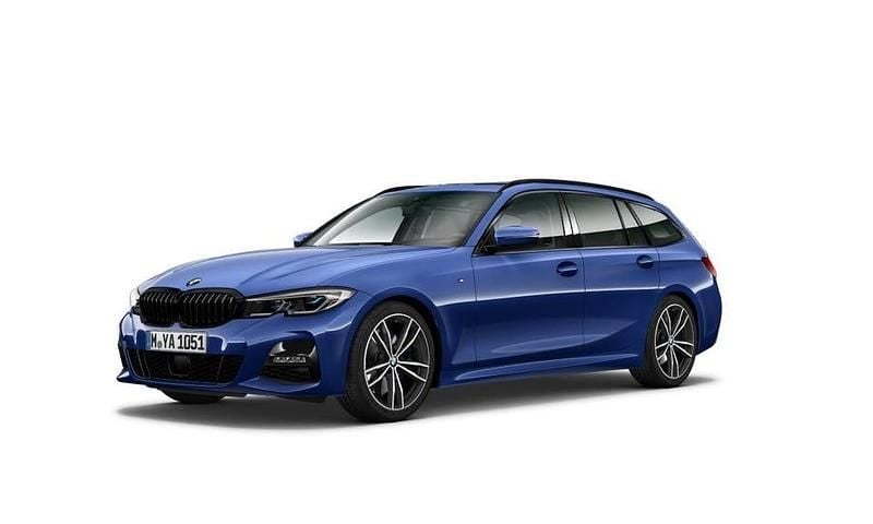 Portimao blå metallic Begagnad 2019 BMW 330 M Sport Kombi | 379 500 kr (Marknadspris) - Bild 1/2