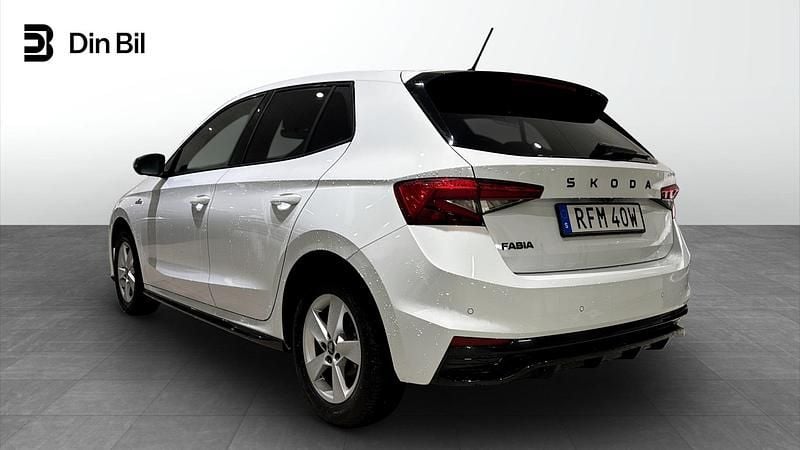 Begagnad Skoda Fabia Monte Carlo 150 HK (110 kW) 2025 Moon white metallic Halvkombi