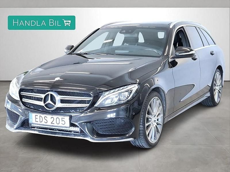 Svart Begagnad 2015 Mercedes C250 AMG Kombi | 194 900 kr (Superpris) - Bild 1/4