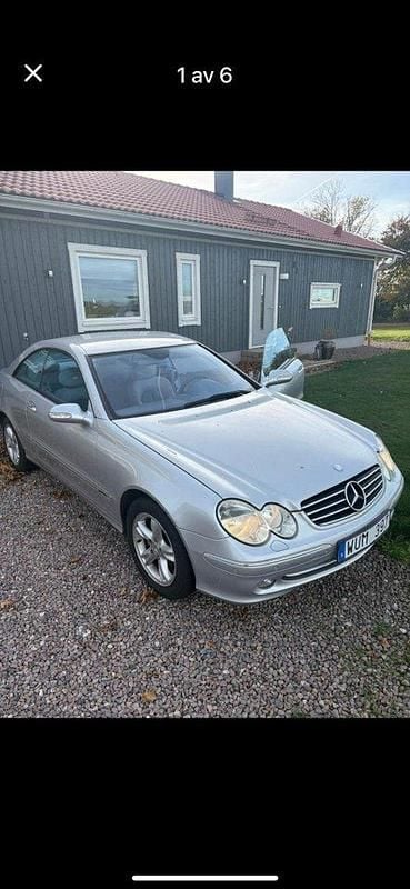 Silver Begagnad 2005 Mercedes CLK200 Avantgarde Sportkupé | 43 000 kr (Marknadspris) - Bild 1/4