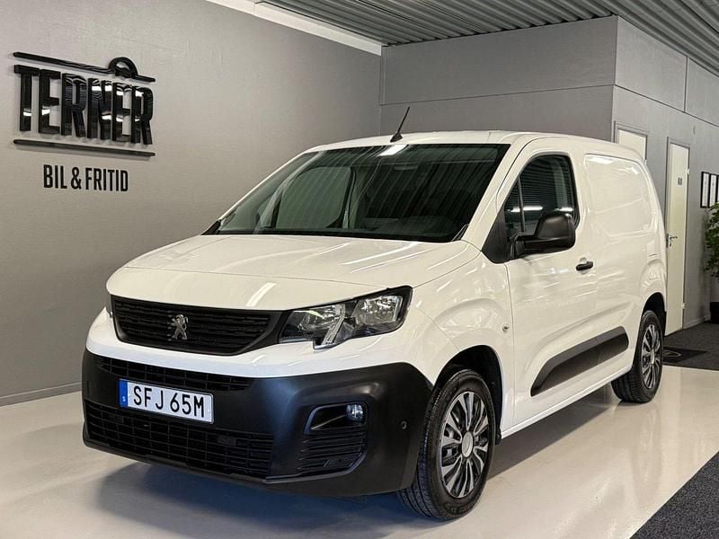 Vit Begagnad 2020 Peugeot Partner Van | 145 000 kr (Marknadspris) - Bild 1/4